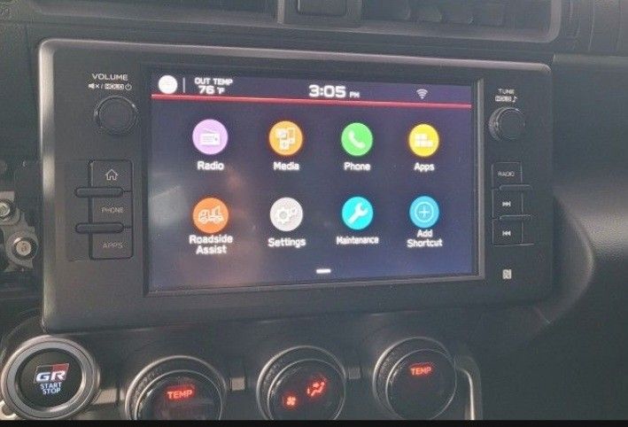 2023 Toyota GR86 Complete Infotainment System