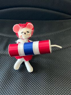 Annalee, 5” Patriotic Firecracker Mouse.  2016