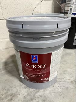 Sherwin Williams Satin White interior and Exterior Paint