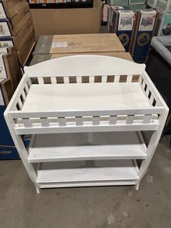 Delta Children Wilmington Infant Changing Table with Pad, White