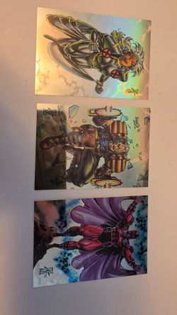 1993 X-Men Series 2 Holithogram Hologram Chase Insert Card Set #H1-H3 Marvel