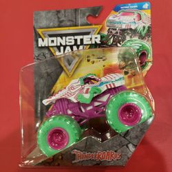 MONSTER JAM "THUNDERROARUS"  Series 42, Nitro Neon, 1/64 Scale, VHTF