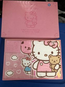 Hello kitty towel set