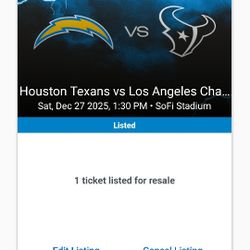 Houston Texas Vs Los Angeles Chargers 