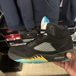Jordan 5 Aqua Black Aquatone… Size 9.5… Please Read Details