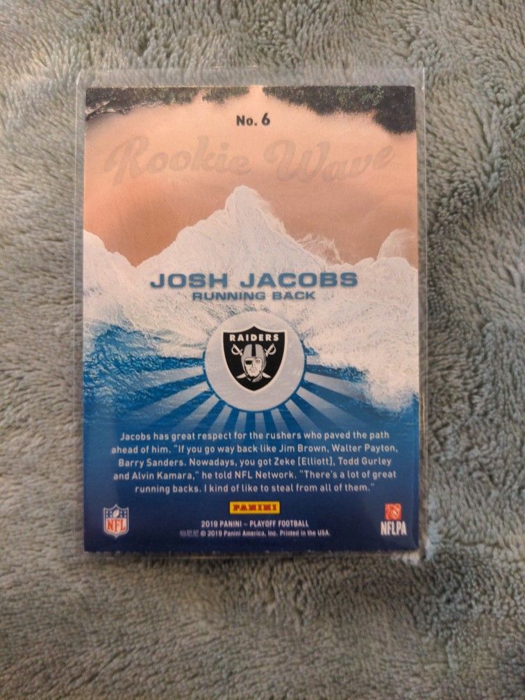 Josh Jacobs Rookie Wave