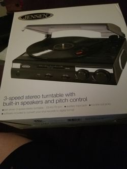 Jensen turntable