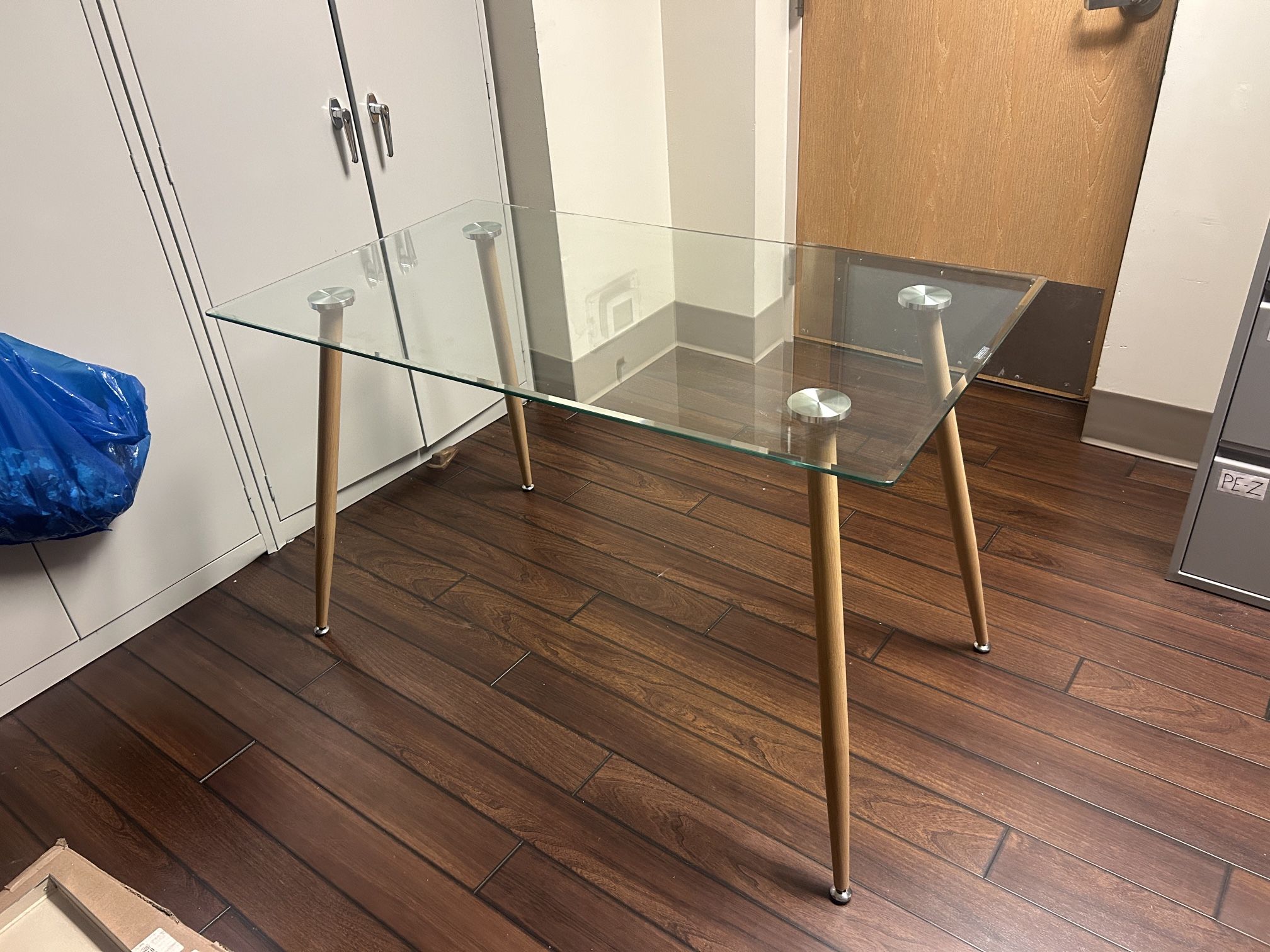 Glass Desk