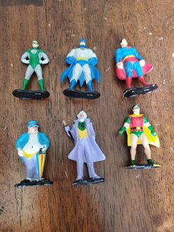 1990 ERTL DC metal figures