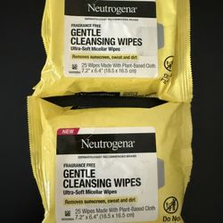 Neutrogena Gentle Cleansing Wipes 2/$7 (Pick Up Only)