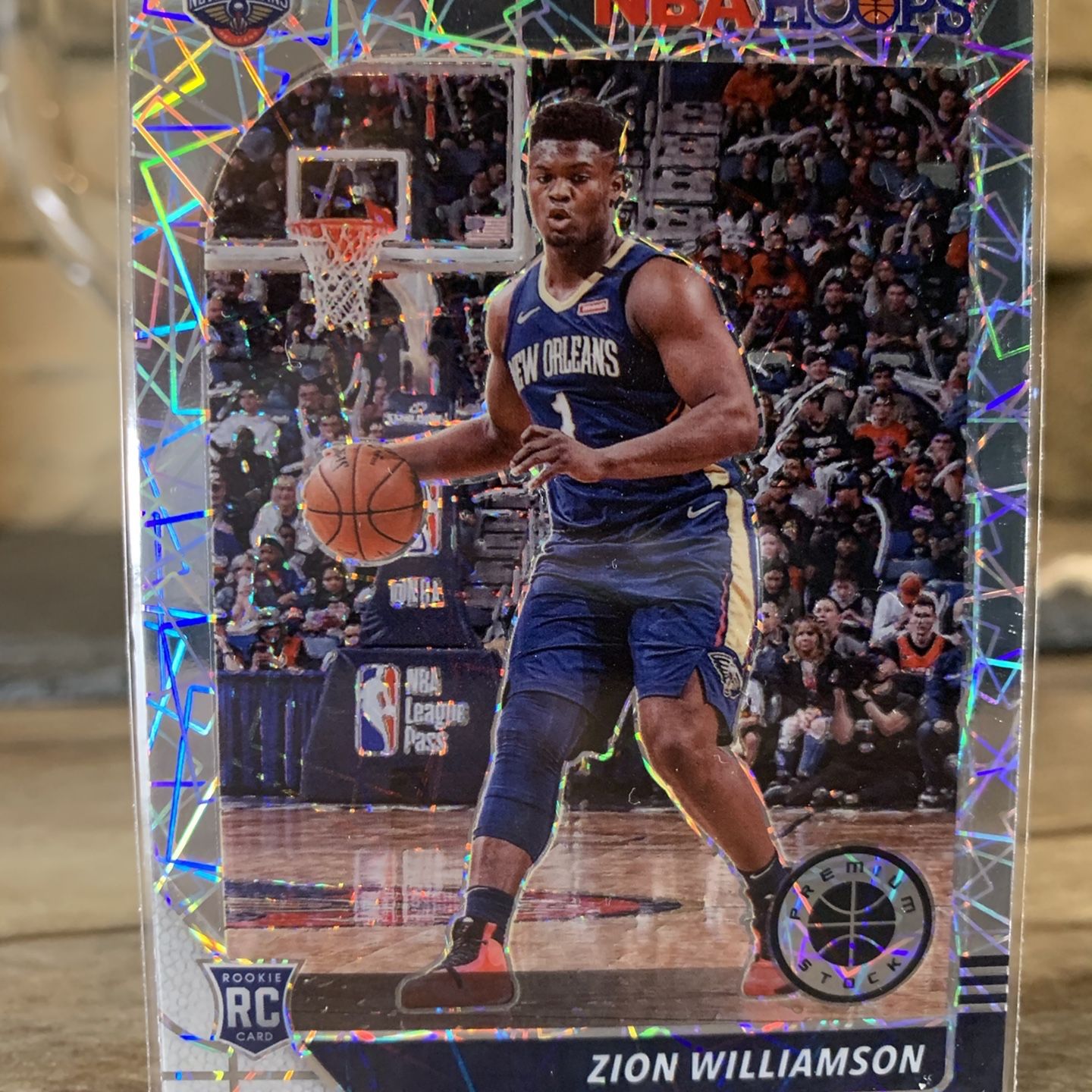 Zion Williamson Silver Lazer Rookie