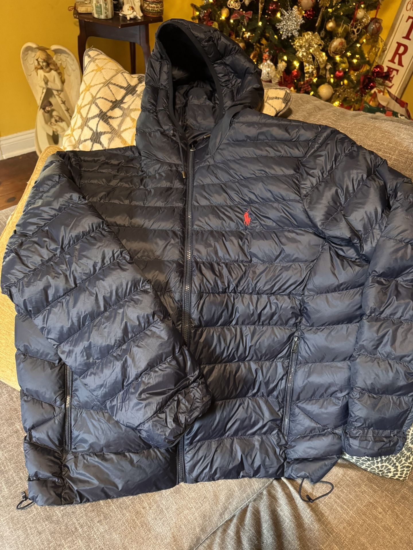 XL RALPH LAUREN POLO HOODED PUFFER JACKET Like New - Men’s Coat - Unisex