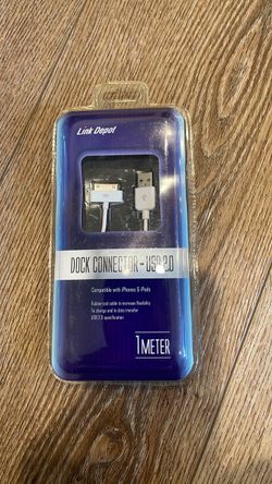 Link Depot Dock Connector USB 2.0 Cable 1M