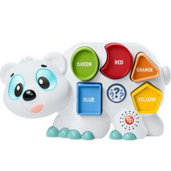 Fisher-Price Toddler Learning Toy Linkimals Puzzlin’ Shapes Polar Bear