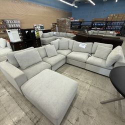 Thomasville Lowell 6 Piece Modular Sectional - free Delivery 