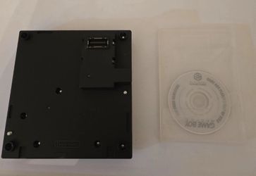 Nintendo GameCube Gameboy Player Adapter Black DOL-017 with Startup Disc