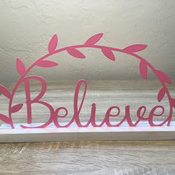 New Easter Metal Table Sign Decor $5