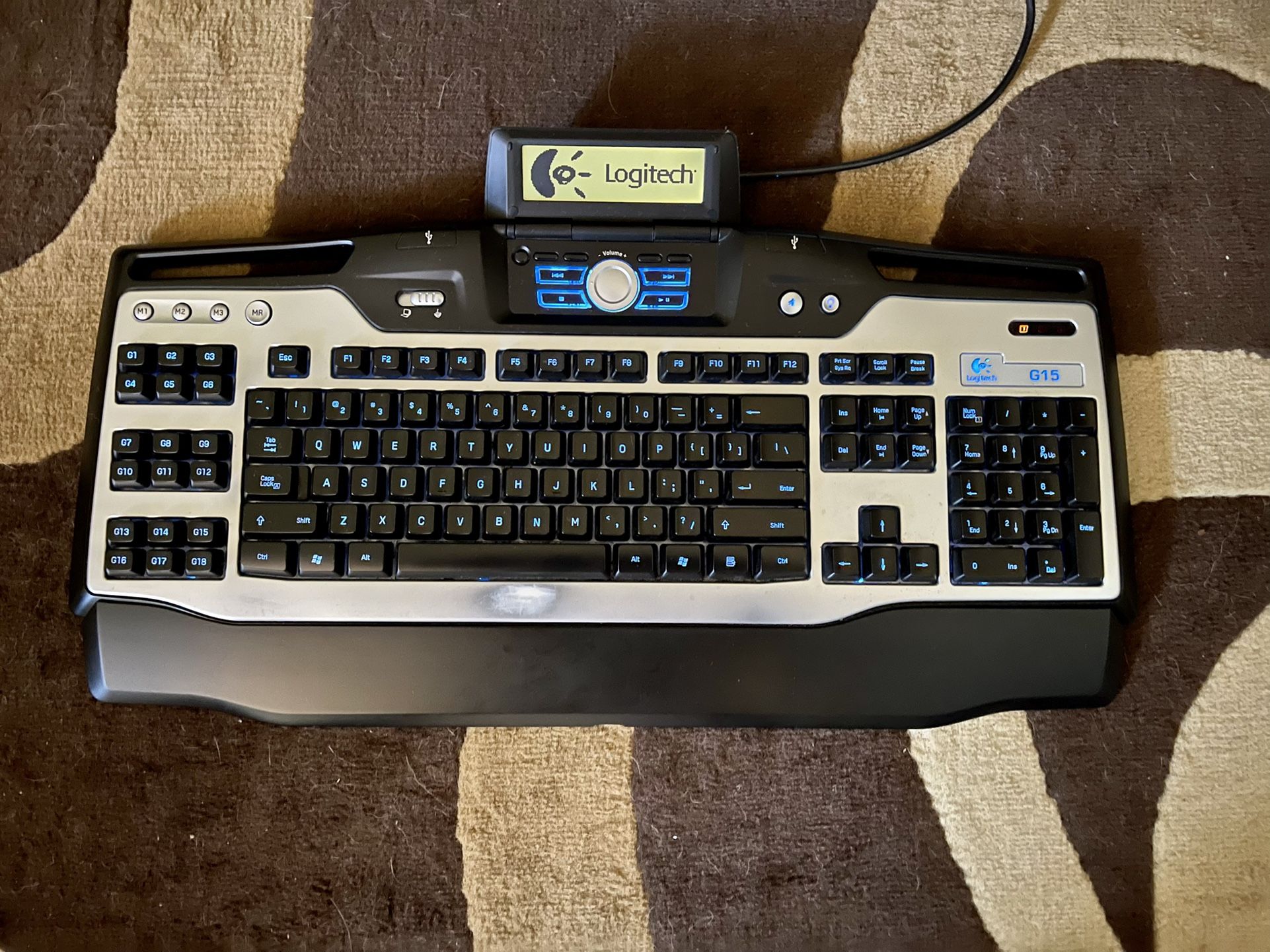 Logitech G15 (Y-UG75) Wired Programmable USB Gaming Keyboard for PC 