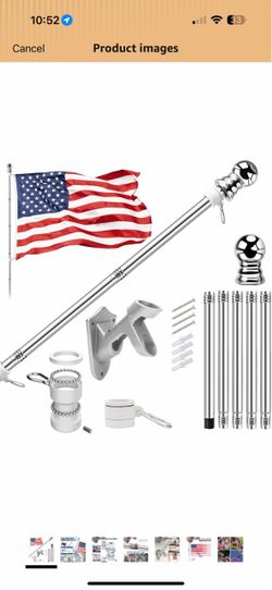 5ft flag with pole