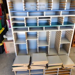 Wood Storage Unit Bookshelf 
