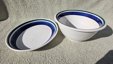 Vintage HIMARK Pasta Bowl Set from Italy