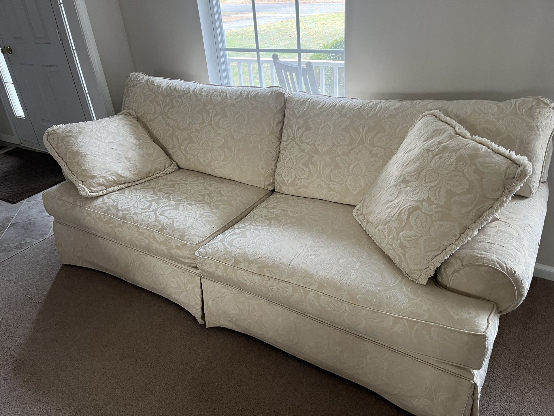 queen size pull out couch: $200