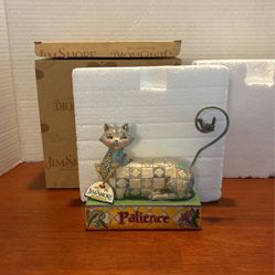Jim Shore cat and bird Heartwood Creek 2006 "Patience"  #V(contact info removed) B1