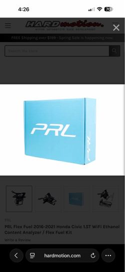 2016-2021 civic si 1.5t PRL Flex Fuel Kit