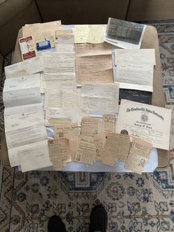 Vintage 2nd Grouping Of Naval Soldier Ephemera 
