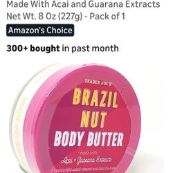 New & Sealed Trader Joe's Brazil Nut Body Butter. 
