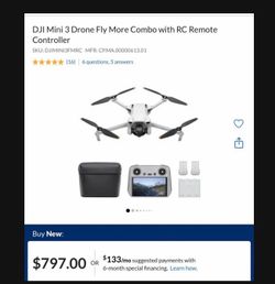 DJI Mini 3 Combo Fly More