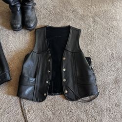 Vintage Motorcycle Vest( XLarge)