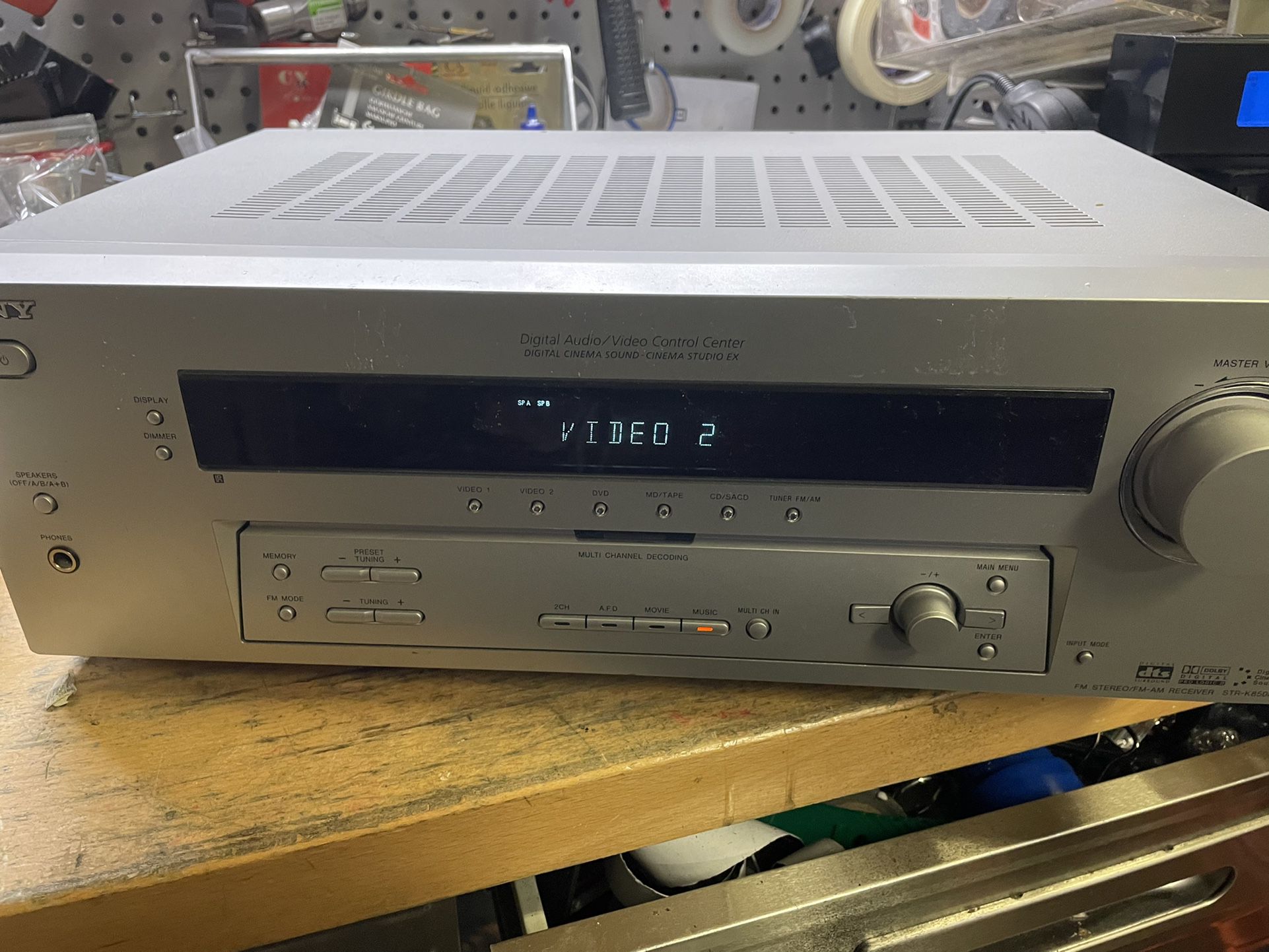 Sony audio and video receiver 