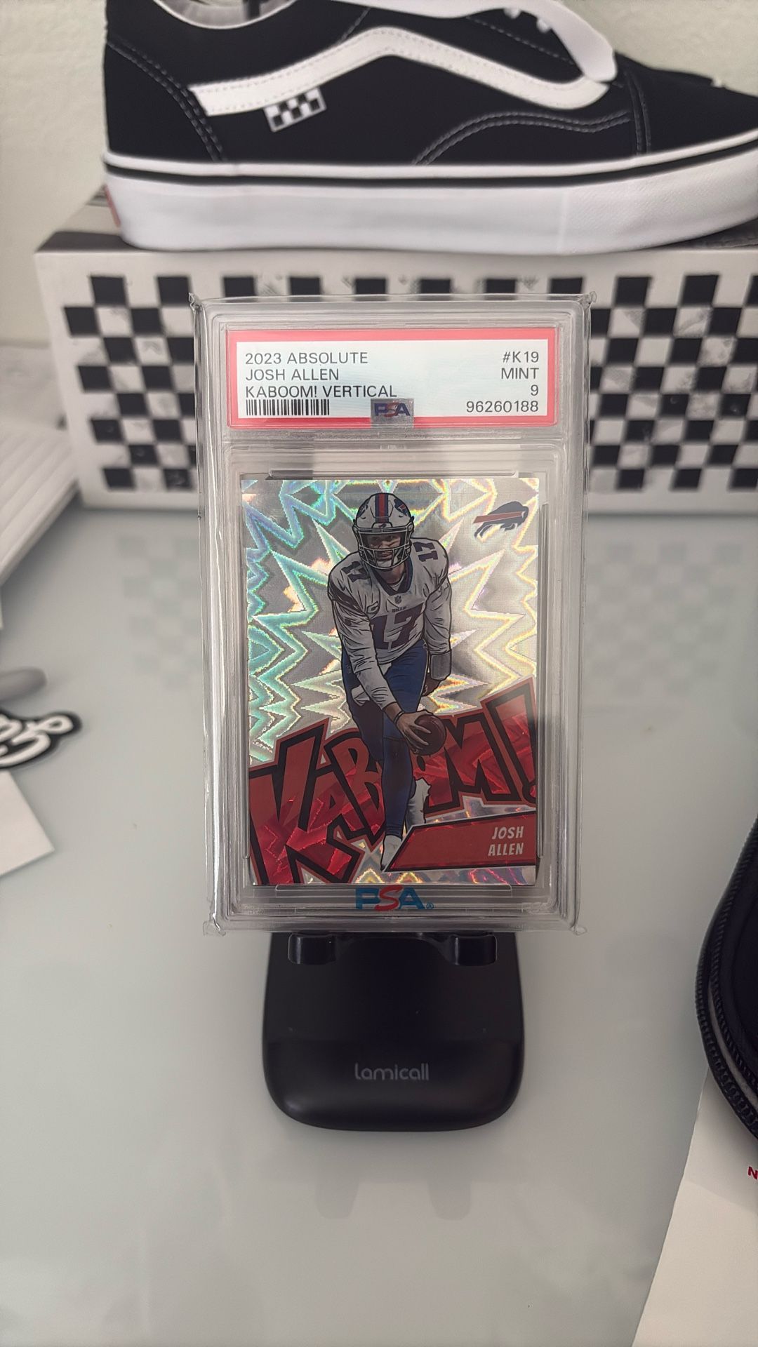2023 Josh Allen Kaboom Vertical PSA9
