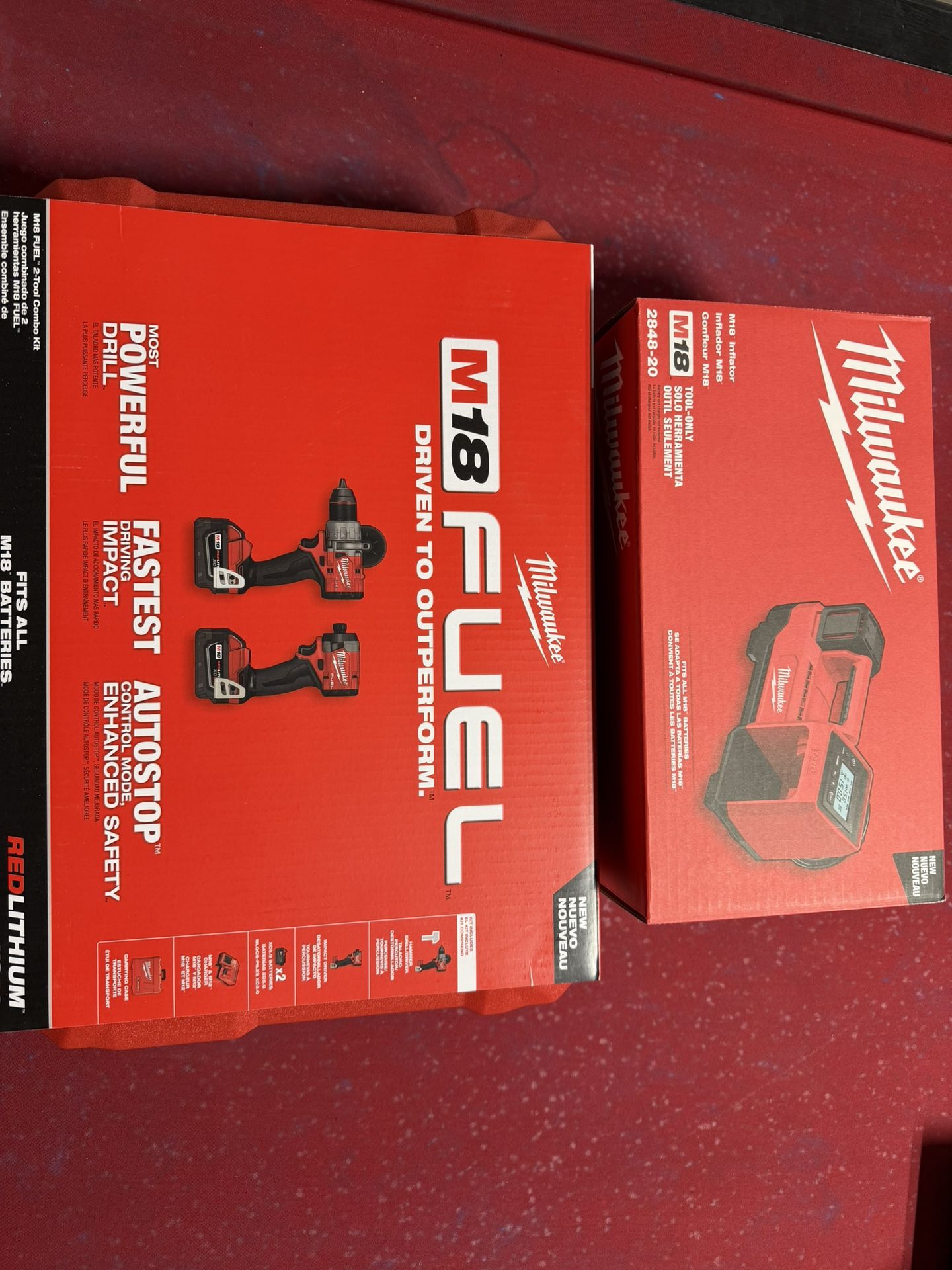 Milwaukee Drill Fuel Plus Inflator