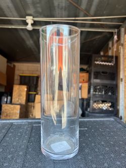 Tall Glass Vase