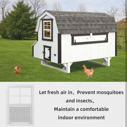 Chicken Coop, Playhouse Shed Windows 2 Pack