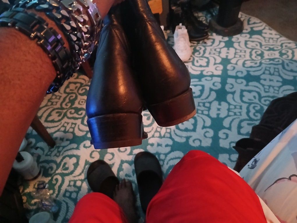 Mens Leather Western Boots 