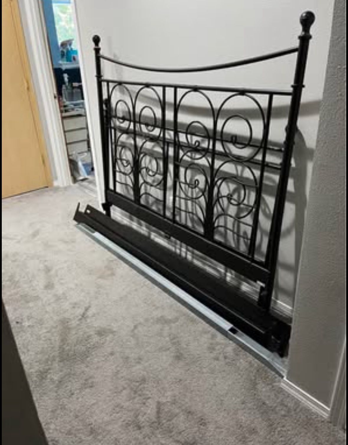 Queen Bed Frame, Box Spring and Mattress