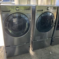 Set Washer and Dryer Gas 