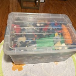 Large Bin Of Legos For Sale!