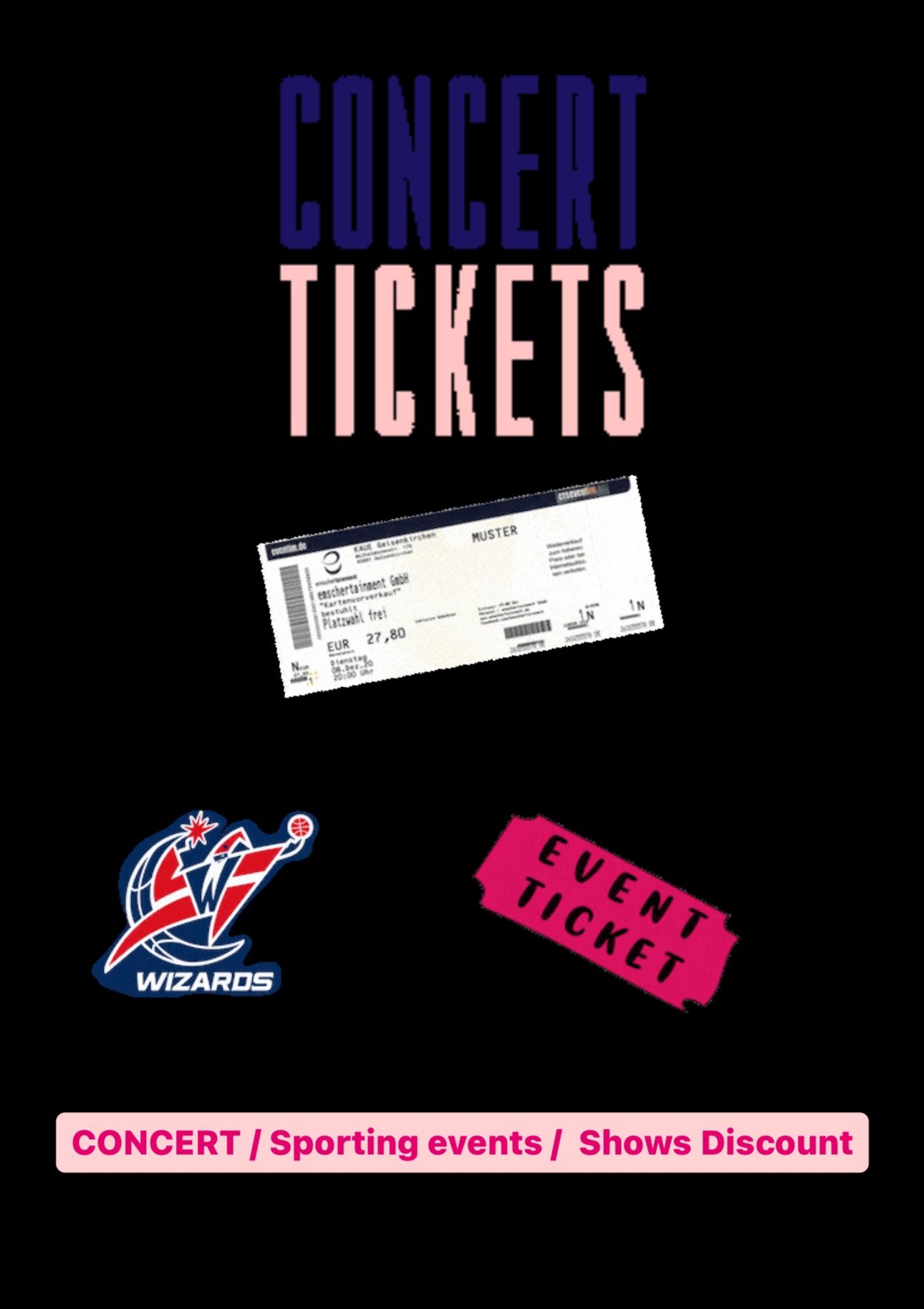 Concert / Sporting Events / Shows Discounts
