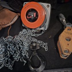 Used Like New ..Hand  Chain Hoist 