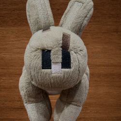 MINECRAFT BROWN BUNNY RABIT PLUSH MOJANG JINX 7” STUFFED ANIMAL