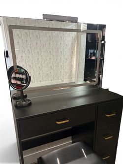 Black small vanity