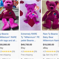Rare Limited Edition Beanie Baby