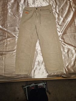 Empyre Kids' Loose Fit Khaki Corduroy Skate Pants Size 28