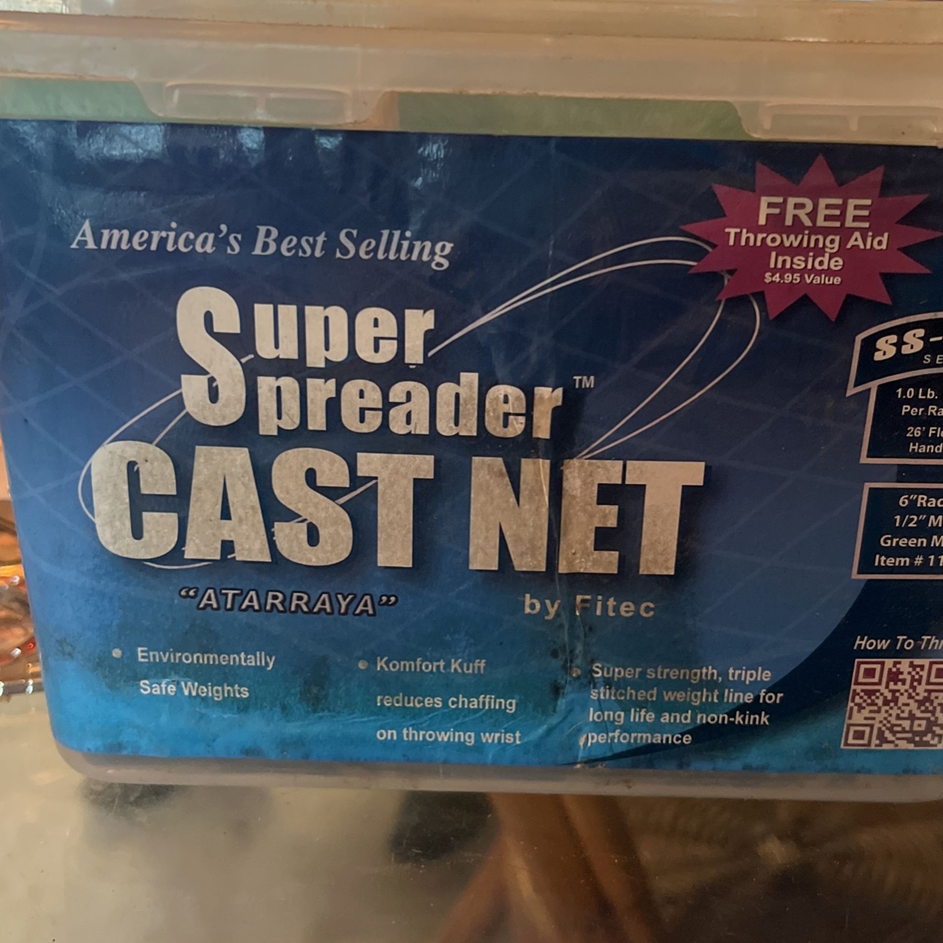 Cast Net Atarraya Para Camarón O Pescado