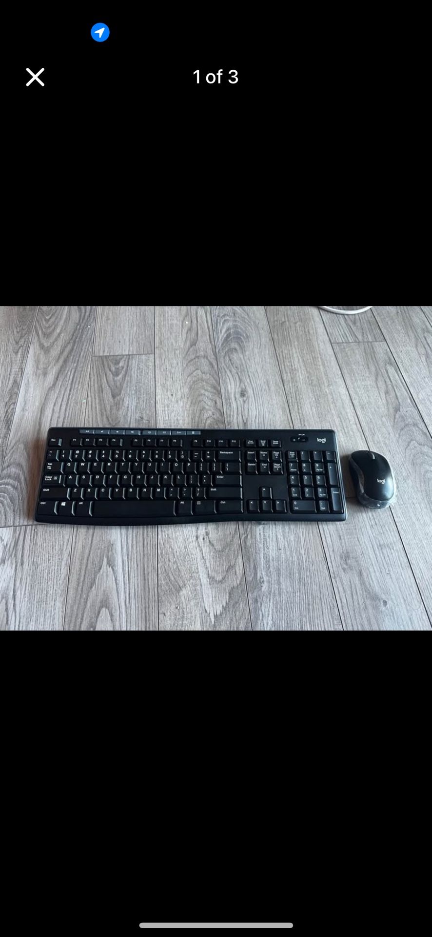 Logitech Black Wireless Keyboard