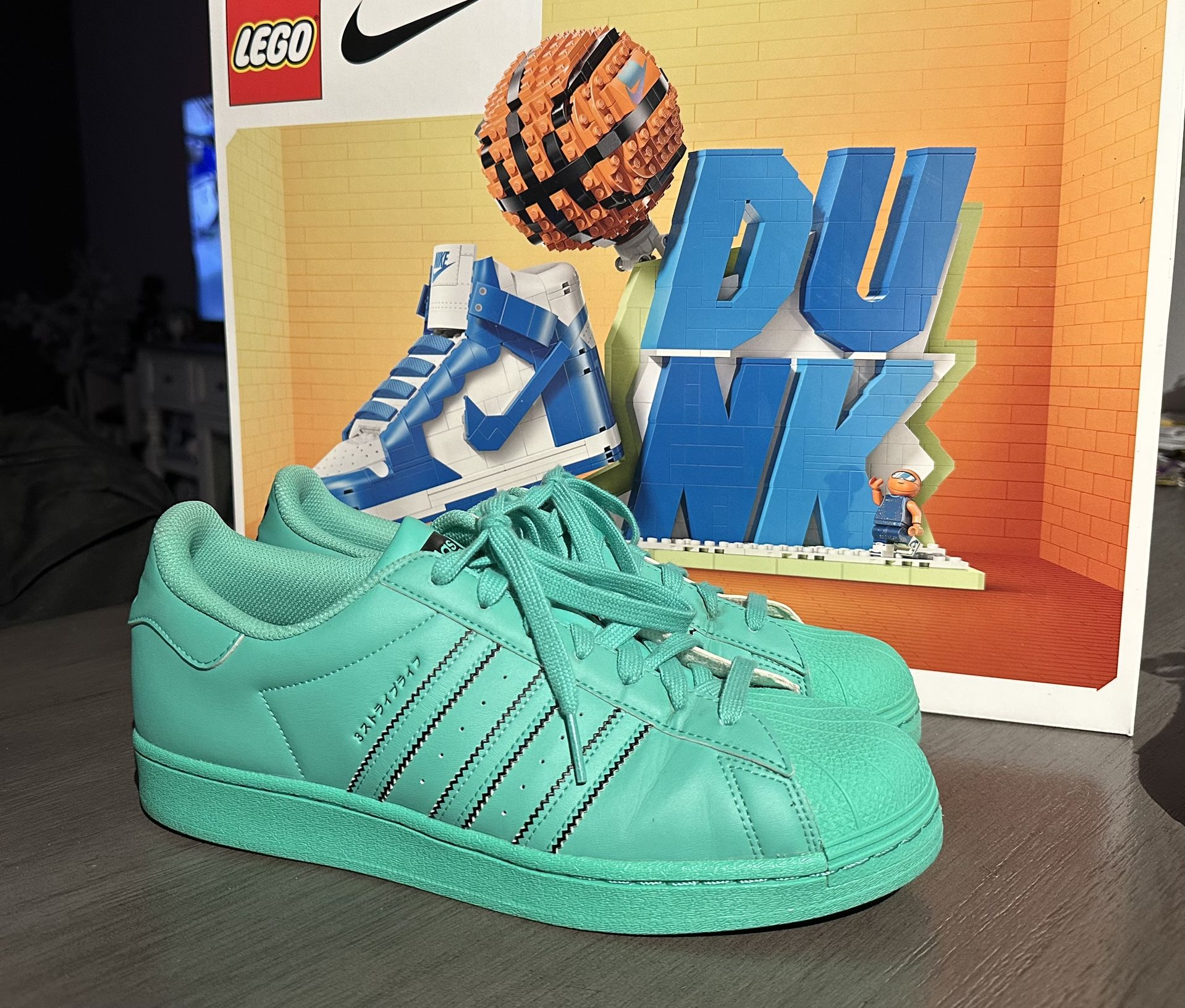 Adidas Superstar Hi-res Green